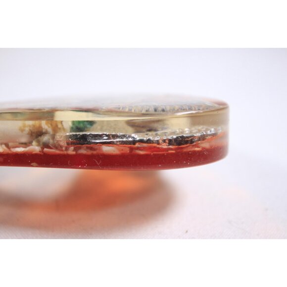 Vintage red heart lucite soda bottle opener P. Vallarta Mexico tourist barwares, - Picture 6 of 10